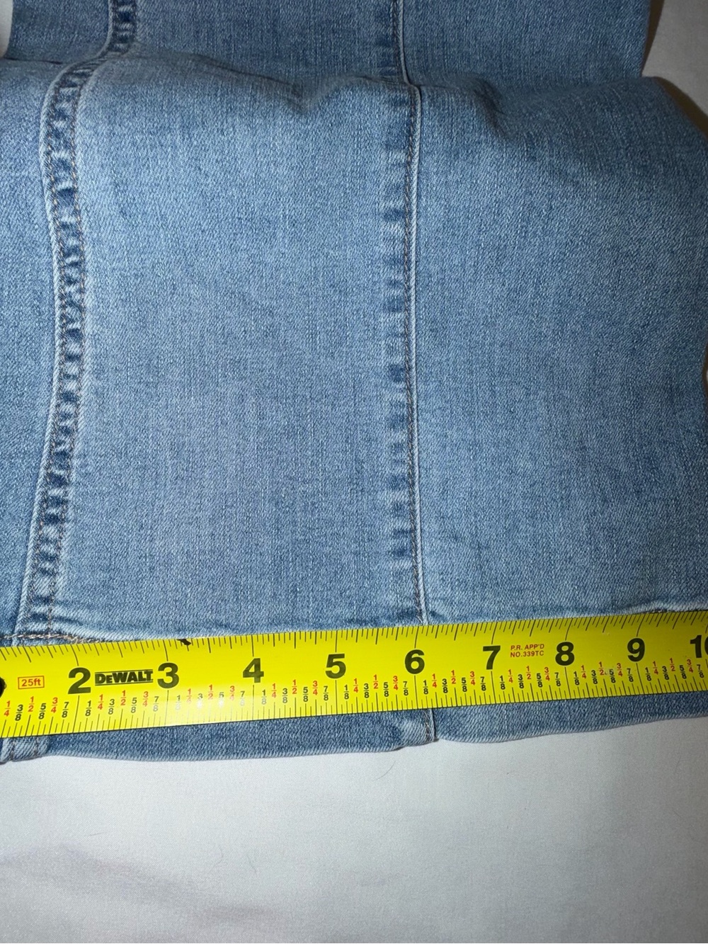 Altar'd State Wide-Leg High-Rise Jeans in Light Blue - Picture 7 of 8